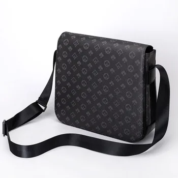 

2020 New Men's Shoulder Diagonal Bag man Casual Business Leather Bag purse hand tas bandolera hombre sac de luxe