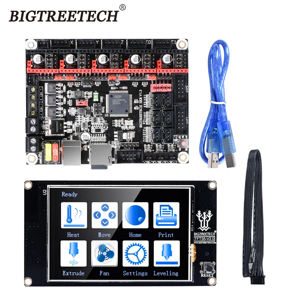 BIGTREETECH SKR V1.3 плата контроллера TFT35 сенсорный экран с открытым исходным кодом Reprap для 3d принтера, как MKS GEN L