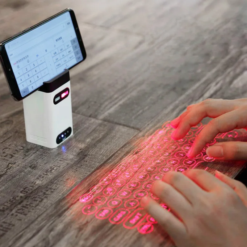

Wireless keyboard laser Bluetooth virtual Projection mini keyboard Portable for computer Phone pad Laptop With Mouse function
