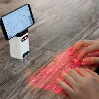 

Wireless keyboard laser Bluetooth virtual Projection mini keyboard Portable for computer Phone pad Laptop With Mouse function