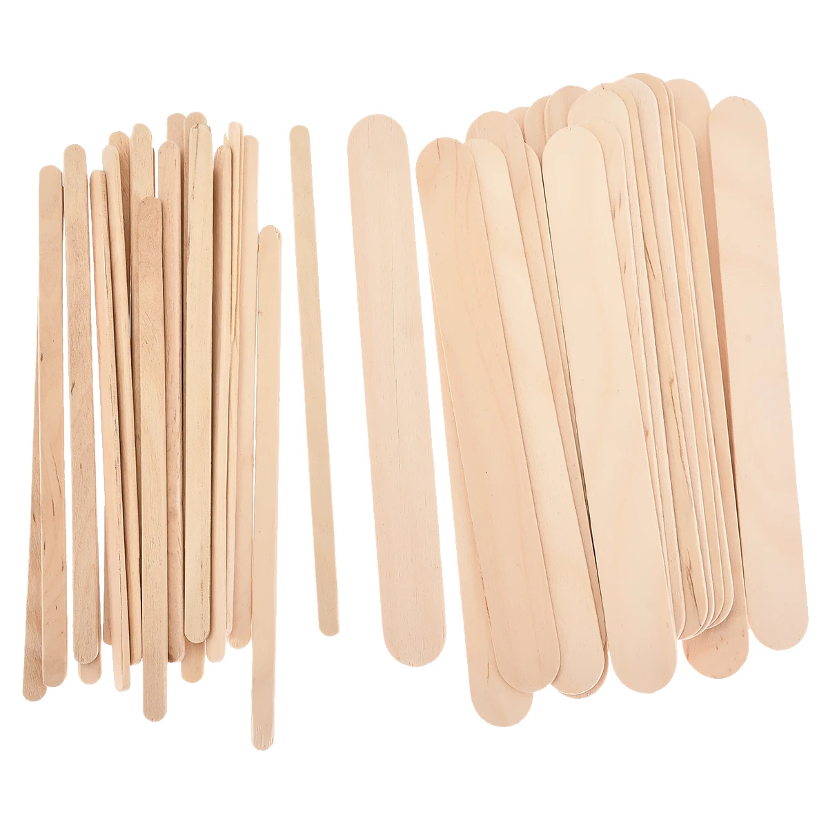 20pcs Wooden Waxing Wax Spatula Tongue Depressor Disposable Hair