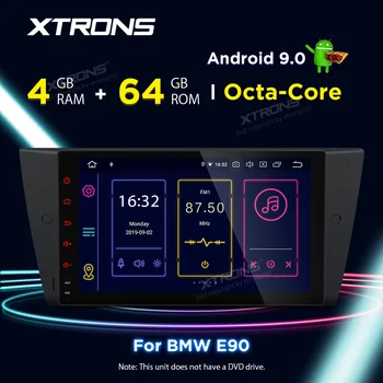 

XTRONS 9"Android 9.0 Octa Core Car Multimedia system for BMW E90 E91 E92 E93 2005-2012 Plug Play Design GPS navigation NO DVD