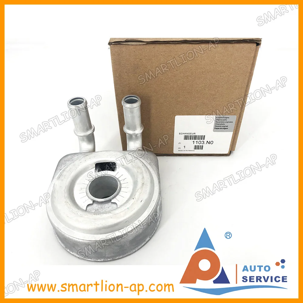 เครื่องยนต์น้ำมัน Cooler 1103N0 1103 N0ใช้สำหรับ Peugeot 206 207 ...