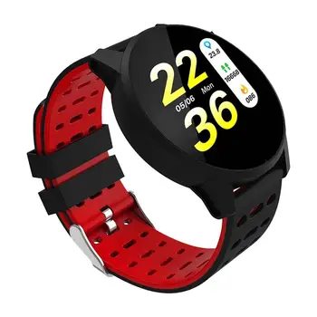 

Smart Watch B2 Waterproof IPS Color Screen Heart rate tracker Sports Fitness For IOS monitor smartwatch Android E7V5