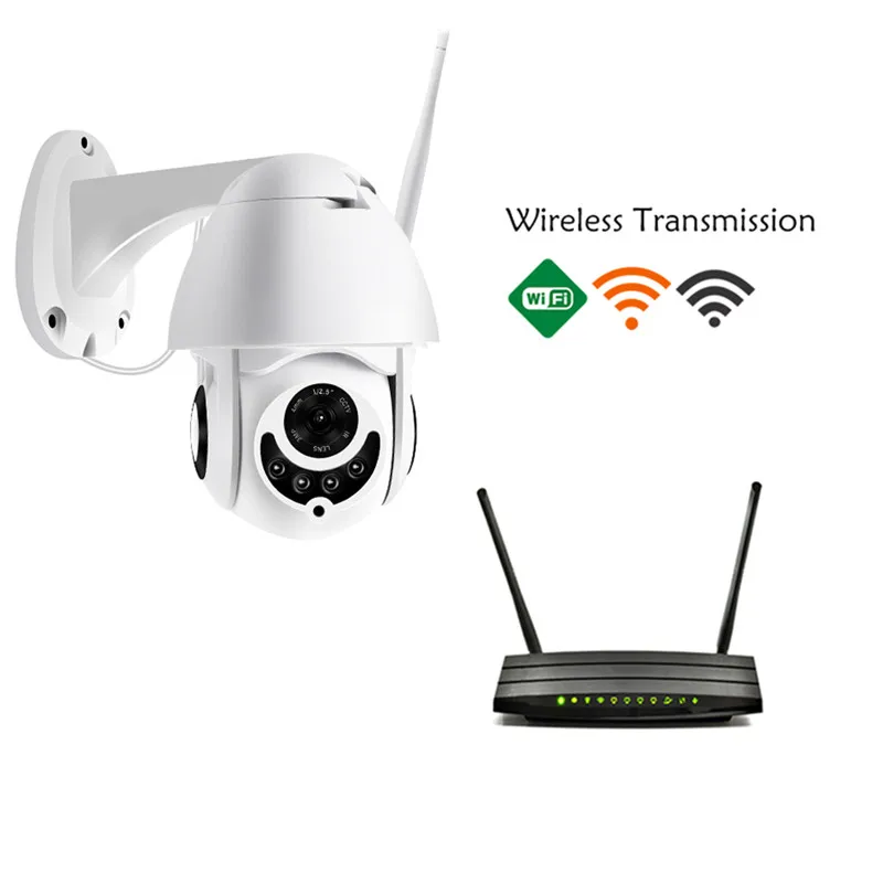 WIFI Camera Outdoor PTZ IP Camera H.265+ 1080p Speed Dome CCTV Security Cameras IP Camera WIFI Exterior 2MP IR Home Surveilance WIFI Camera Outdoor PTZ IP Camera H.265+ 1080p Speed Dome CCTV Security Cameras IP Camera WIFI Exterior 2MP IR Home Surveilance