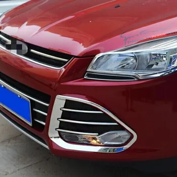 

ABS chrome front fog light cover trim for Ford Kuga 2013 2014 2015 2016