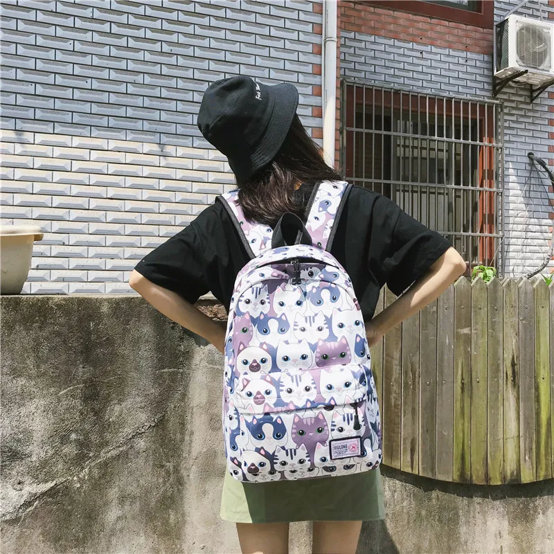 

2019 New Style Cute Cartoon Printed Primary School STUDENT'S School Bag Fashion Large Capacity Travel Backpack bol