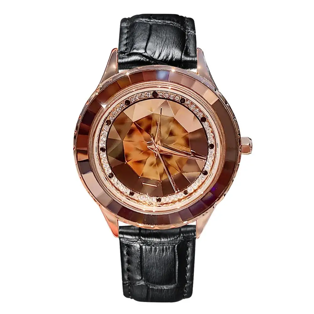 

relojes para mujer Luxury Woman Watch 2019 Women's Leather Band Analog Quartz WristWatch Ladies Watch Women Dress Diamond Clock