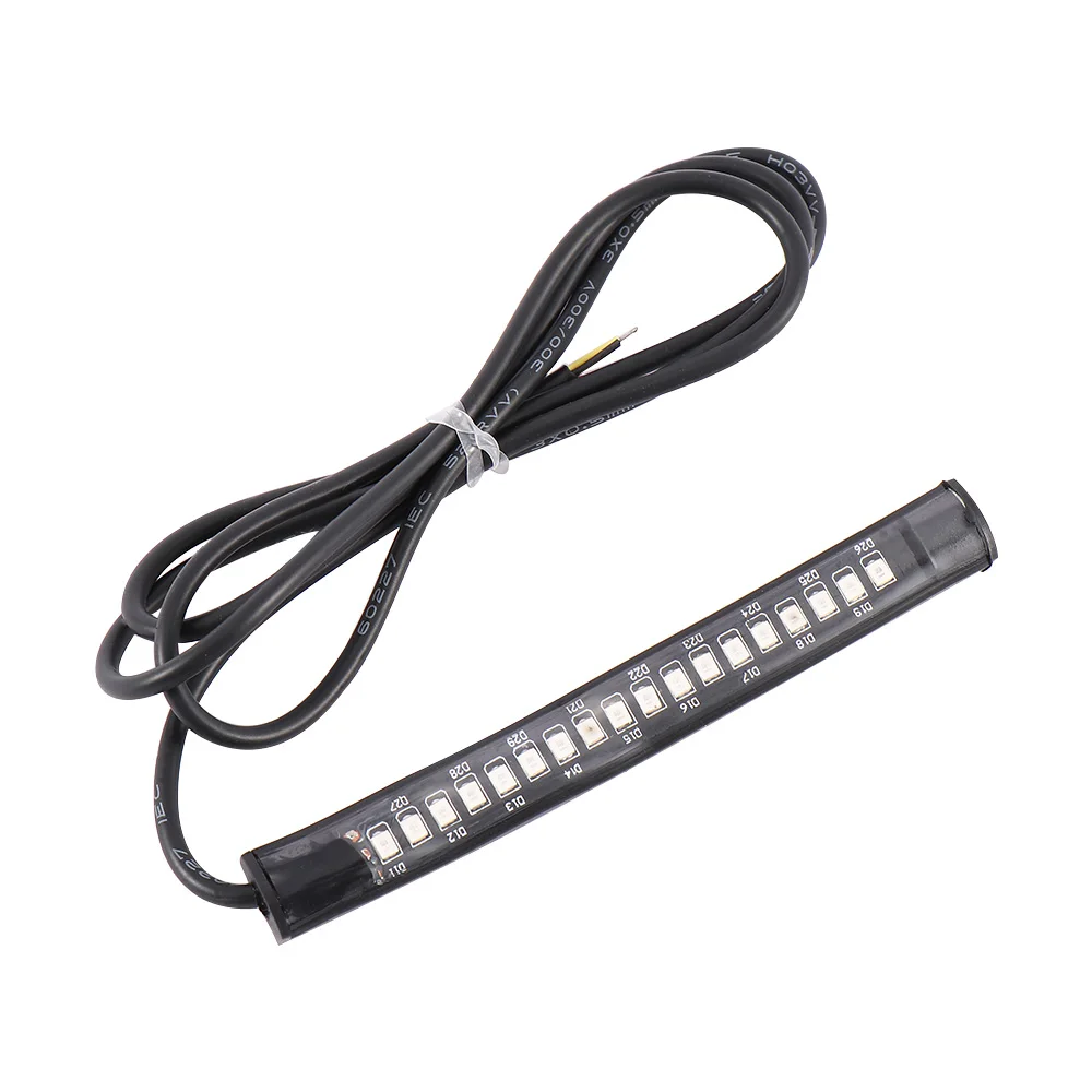 

Universal Portable Design Car Light Source Flexible 18 LED Motorcycle ATV Tail Brake Stop Turn Signal Strip Light
