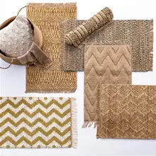 Горячая Распродажа, джутовый ковер, гостиная, чайный стол, дверь в спальню, коврик из сизаля, крыльцо, домашний ковер ручной работы, соломенный коврик для ног