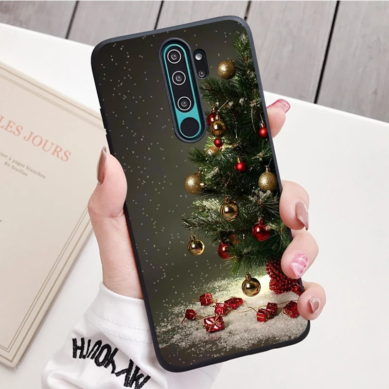 Chúc Giáng Sinh Silicone Ốp Lưng Điện Thoại Redmi Note 8 7 Pro S 8T Cho Redmi 9 7A Bao vỏ 