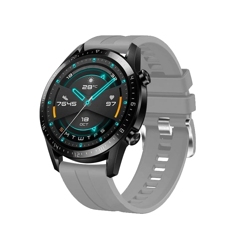 Для huawei watch gt 2 Силиконовый ремешок для часов спортивный сменный ремешок для часов huawei gt2 42 мм 46 мм браслет