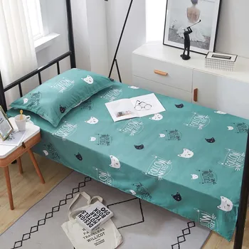 

1PC Large Size 120/160/180/ 200/ 230cm Bed Fitted Sheet Cover Solid Color Full Twin Full Queen King Bed Sheets No pillowcase