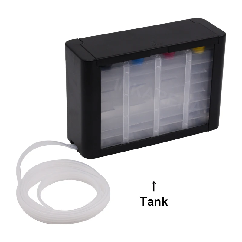 INKARENA Continuous Ink Supply System CISS Ink Tank Replacement for HP Printer Cartridge For Canon Kit 4 Color