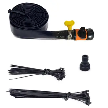 

15m Trampoline Sprinkler Set Spray Hose Kids Waterpark Summer Garden Water Games D08F