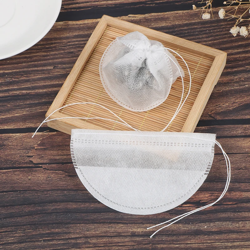 50-piece Food-grade Empty Tea Bag Maker With Rope-shaped Sealed Filter Suitable For Herbal Bulk | Дом и - Цена: 133,47 руб.