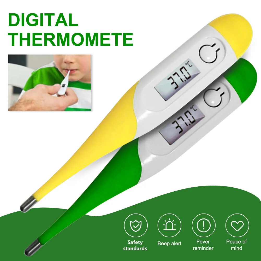 

Digital LCD Thermometer Child Adult Body Temperature Measurement accuracy measure Easy To Carry fast measurement accurate