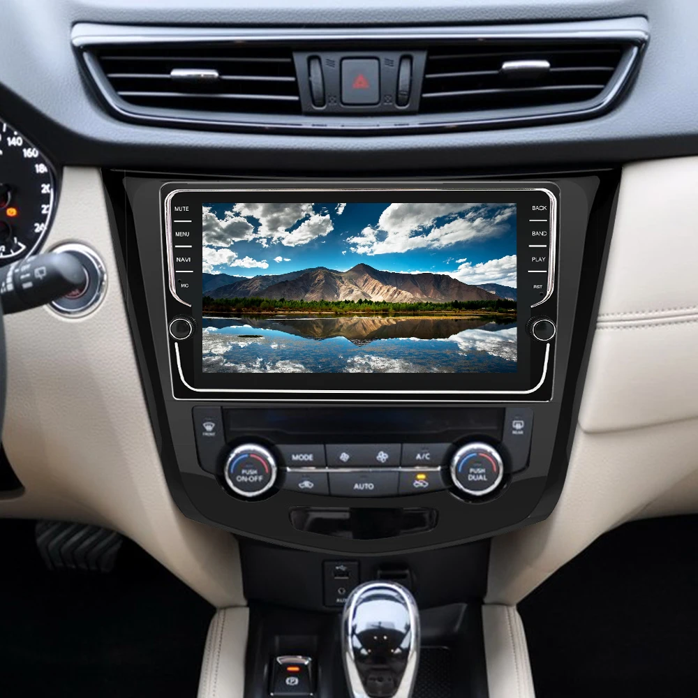 Eunavi IPS 9'' Android 9.0 Car GPS Radio for Nissan X-Trail Qashqail- Navigation Stereo Multimedia Player 4G 64G NO DVD