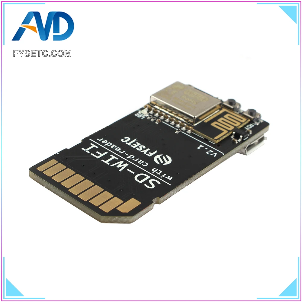 Fysetc 1pc Sd-wifi com Módulo de Leitor de Cartão Executar Espwebdev a Bordo Usb para Serial Chip Módulo de Transmissão sem Fio para s6 f6 - Imagem 5