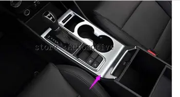 

ACCESSORIES FIT FOR 2014 2015 2016 2017for HYUNDAI TUCSON TL CHROME SHIFT GEAR PANEL TRIM FRAME COVER GARNISH CUP DRINK HOLDER