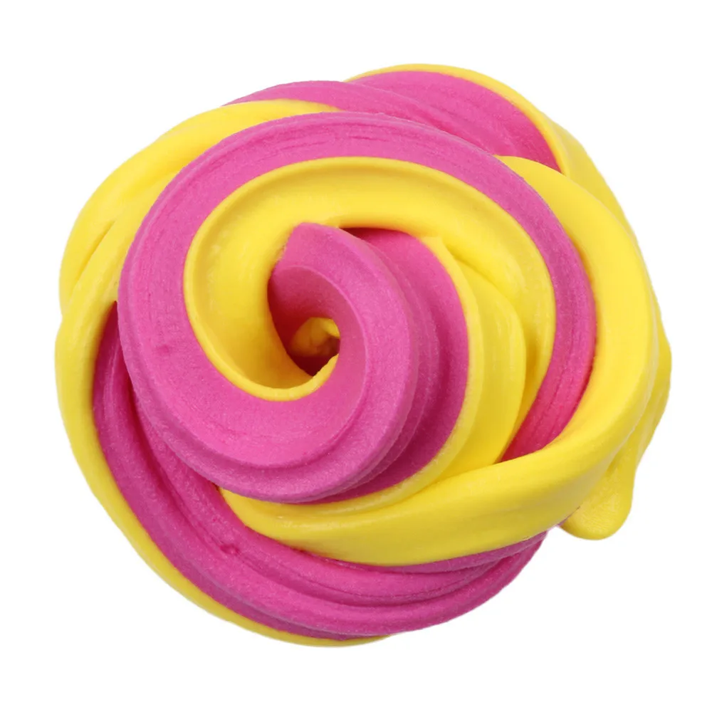 Beautiful two-Color Cloud Slime Modeling Clay Educational Kids Interactive Toy Putty Scented stress reliever Kids Clay Toy #A