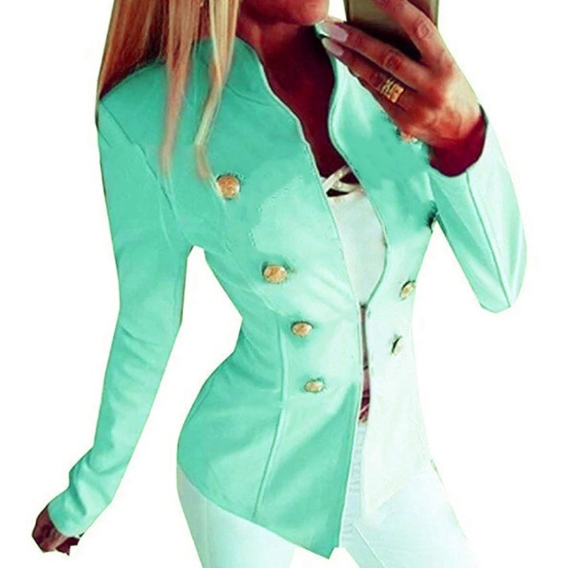 

Harajuku Women Coats And Jacket Long Sleeve Slim Fit Solid Autumn Winter Clothes 2019 SJ4453X