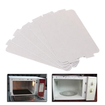 

5Pcs Microwave Oven Mica Plate Sheet Thick Replacement Part 107x64mm For Midea