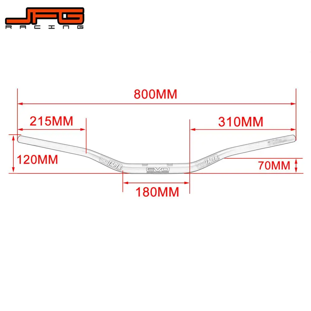 Мотоцикл 1 1/" 28 мм CNC руль ручной жир ручка бар для KTM YAMAHA HONDA SUZUKI KAWASAKI YZ250F CRF230F Dirt Bike PRO Taper