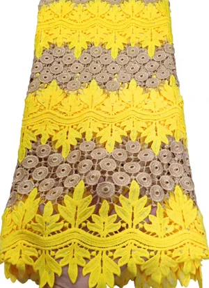 

Popular 2019 Latest Nigerian milk silk Fabric High Quality African Laces Fabric for Wedding Dress French Cord Lace FTB66 orange