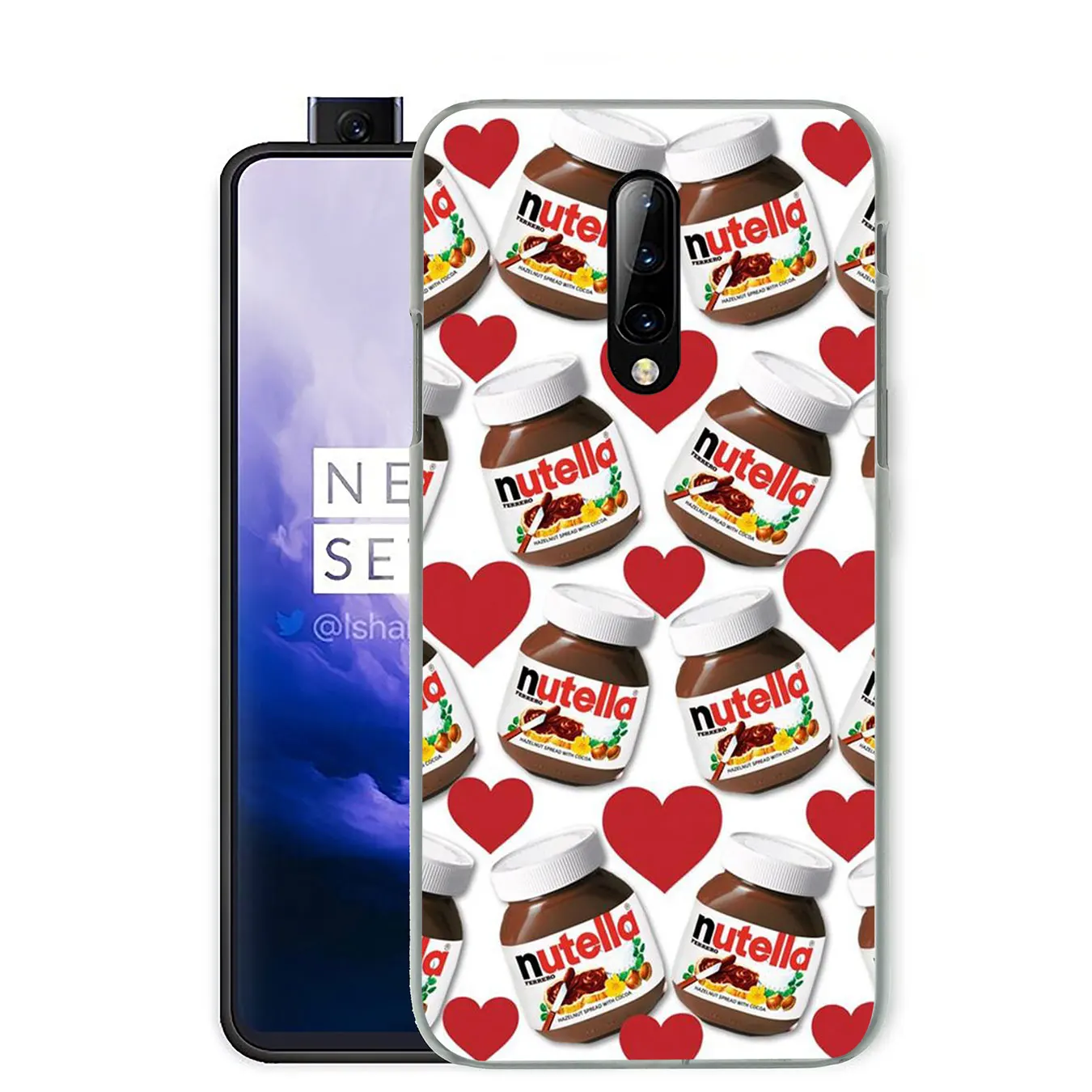 Шоколадная еда Tumblr Nutella милый жесткий пластиковый сотовый Чехол для телефона Oneplus