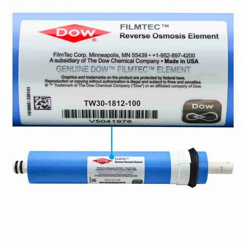 DOW Filmtec Мембрана обратного осмоса 50GPD для очистки воды|Запчасти фильтров воды| |