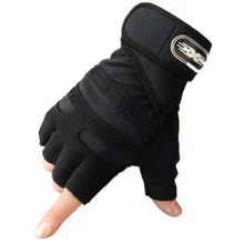 Новые мужские перчатки для велоспорта, велосипедные перчатки с полупальцами для велосипеда, противоскользящие мягкие Дышащие варежки, Спортивные Перчатки для фитнеса на открытом воздухе Bl