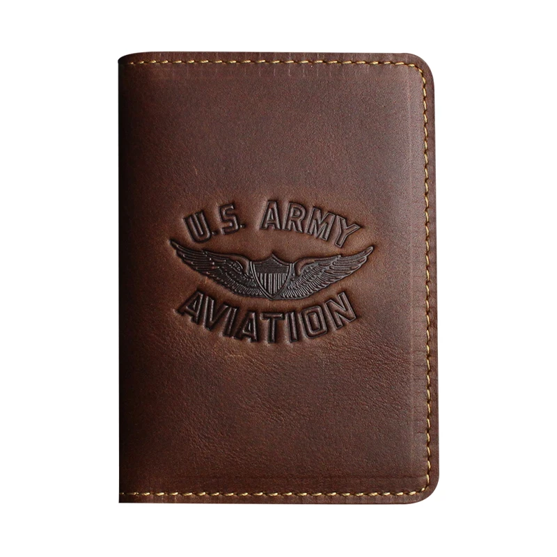 Genuine Leather Card Wallet Handmade Driver License Holder Packet Credit Card Slot Soft Bag Auto Document Case Cover Coin Purse