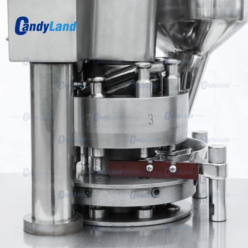 Candyland ZP-9B Upgrade Rotary Tablet Press Machine Milk Tablet Punching Machine Pharmaceutical Equipment For 3D Tablet Die Set