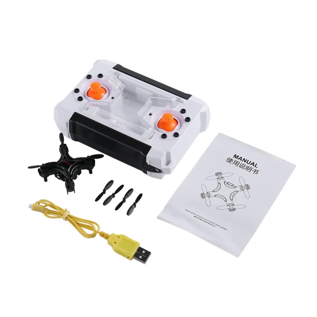 

Q7 Four-axle 4 Channel 6 Axis Gyro Rc Nano Quadcopter Mini Pocket Drone White/black With 3d Flip