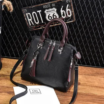 

Vintage Shoulder Bag Women New Simple Fashionable Women's Handbag Crossbody Bags For Women 2020 High Quality leather Women's Bag