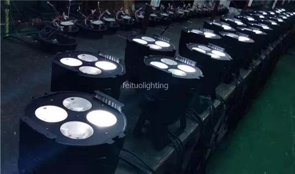 Е-с f светильник чехол Pixel Cob Led Par может светильник 4*50 Вт теплый/холодный белый студийный сценический светильник
