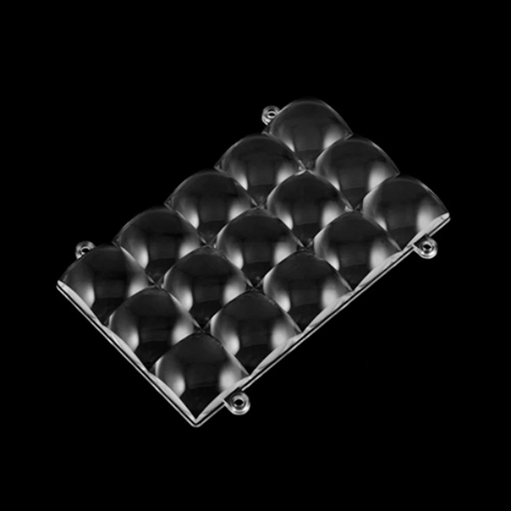 

3D printing lens Combined lens Compound eye lens Array lens Coincidence lens Optical lens Optical angle 5x5° 127x77x12mm