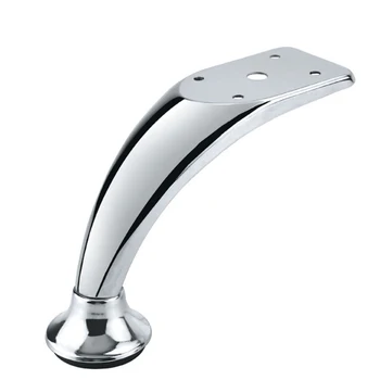 

(Pack of 4pcs) Furniture Chrome Legs Iron Cabinet Table Sofa Chair Feet H=110mm