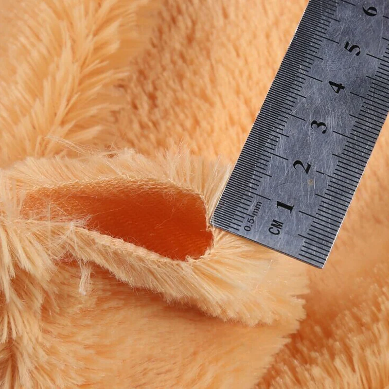 Пушистая ткань из полиэстера let's DIY однотонная плюшевая с длинными волосами 15 мм