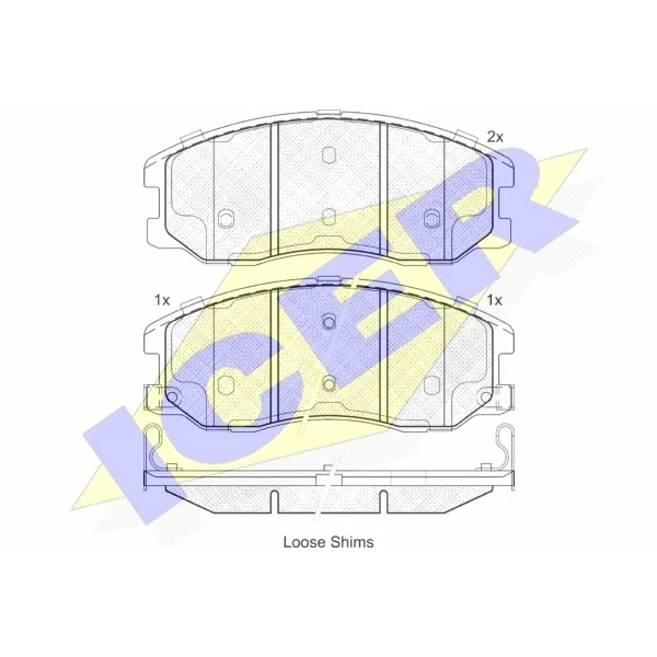Disc pads front for Opel Antara Chevrolet Captiva 2.0/2.0 | Автомобили и мотоциклы