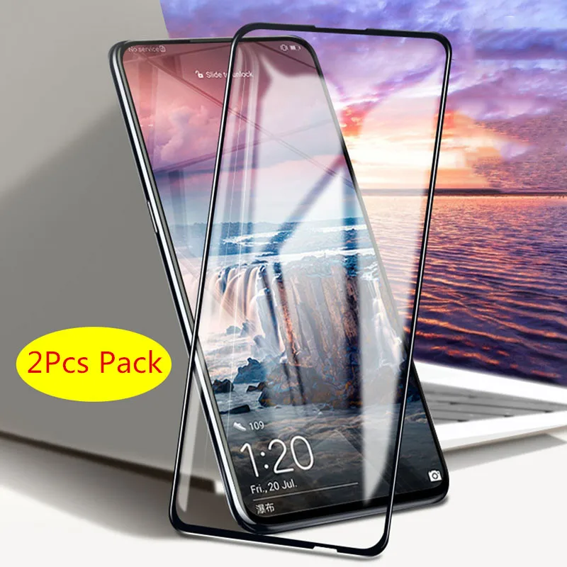 Закаленное стекло для Huawei P Smart Z 2 шт. защита экрана взрывобезопасная Защитная