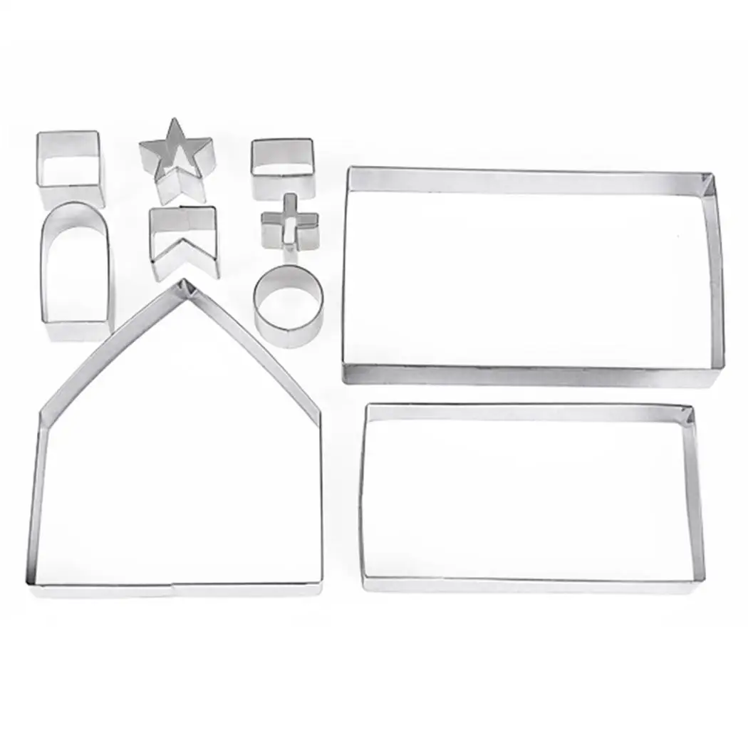 Долговечная практичная форма для печенья в геометрическом стиле, форма для выпечки тортов, как на изображении, домашняя форма для рождественских тортов в стиле Navidad