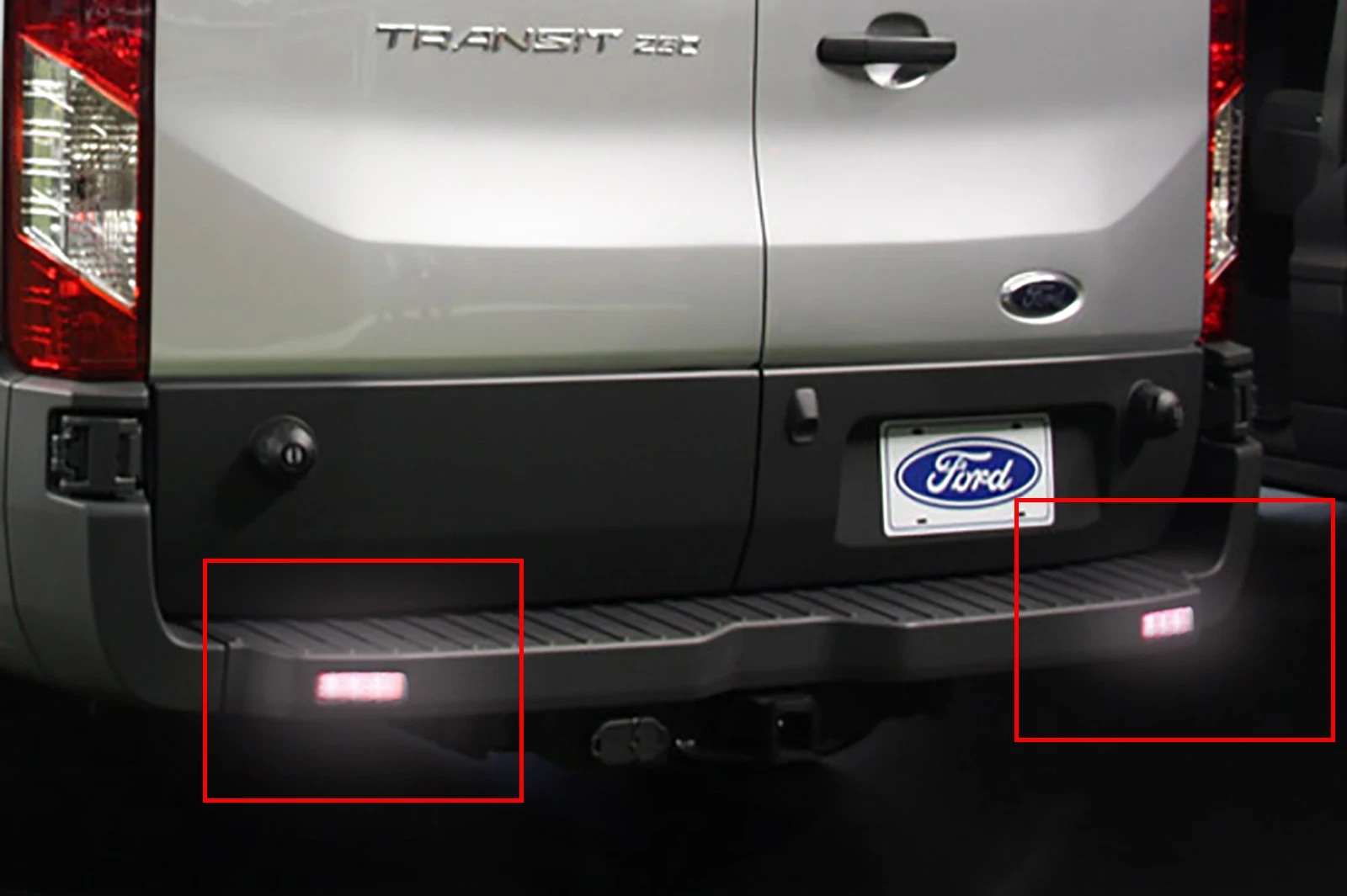 2x задний бампер отражатель светодиодный стоп-сигнал светильник для Ford Transit пользовательские подключения 2013