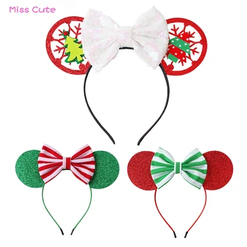 

Hot Sale Christmas Eve Baby Hairband Kids Flower Felt Hair Hoop Floral Headwear Ornaments for Children Christmas Party Decor