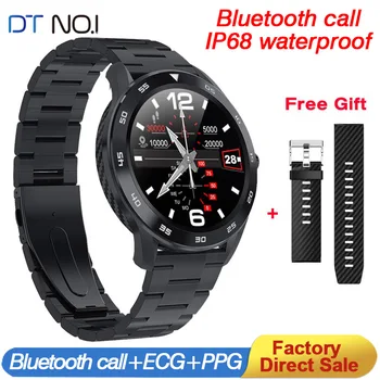 

DT NO.1 Smart Watch men Bluetooth Call IP68 Waterproof Fitness Tracker Heart Rate Monitor ECG + PPG HRV men Smartwatch PK L13