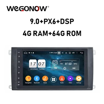 

DSP Android 9.0 4G RAM 64G ROM 8 Core Car DVD Player Wifi Bluetooth 4.2 handfree RADIO GPS Glonass For PORSCHE Cayenne 2003-2010