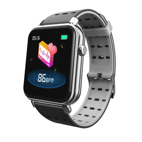 sliver Умные часы Y6pro, монитор сердечного ритма, фитнес-трекер, браслет с цветным экраном, спортивные Смарт-часы для IOS, Android, VS F8, F9, P68 - Цвет: sliver