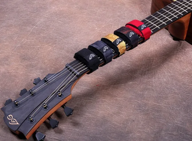 Comprar Gruv Gear FretWraps amortiguadores de cuerdas Muters de cuerdas para bajo, guitarra acústica, ukelele, paquete único con muchos colores