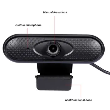 

1080P Webcam USB PC Computer Camera Video Webcam With Microphone For Online Teaching Live Streaming Meeting new